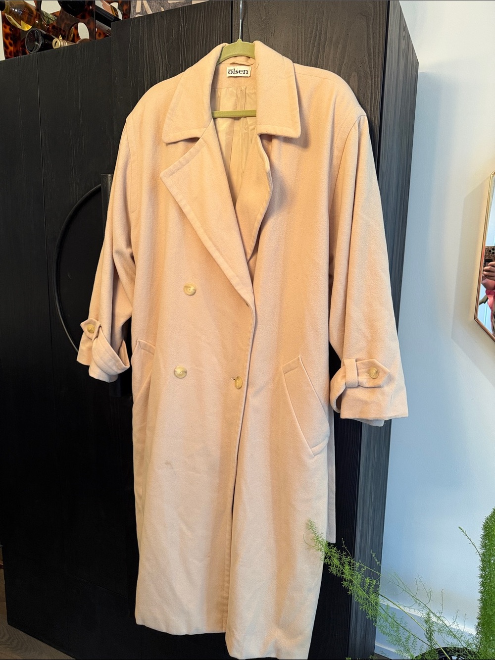 Vintage Olsen Cashmere Wool Coat